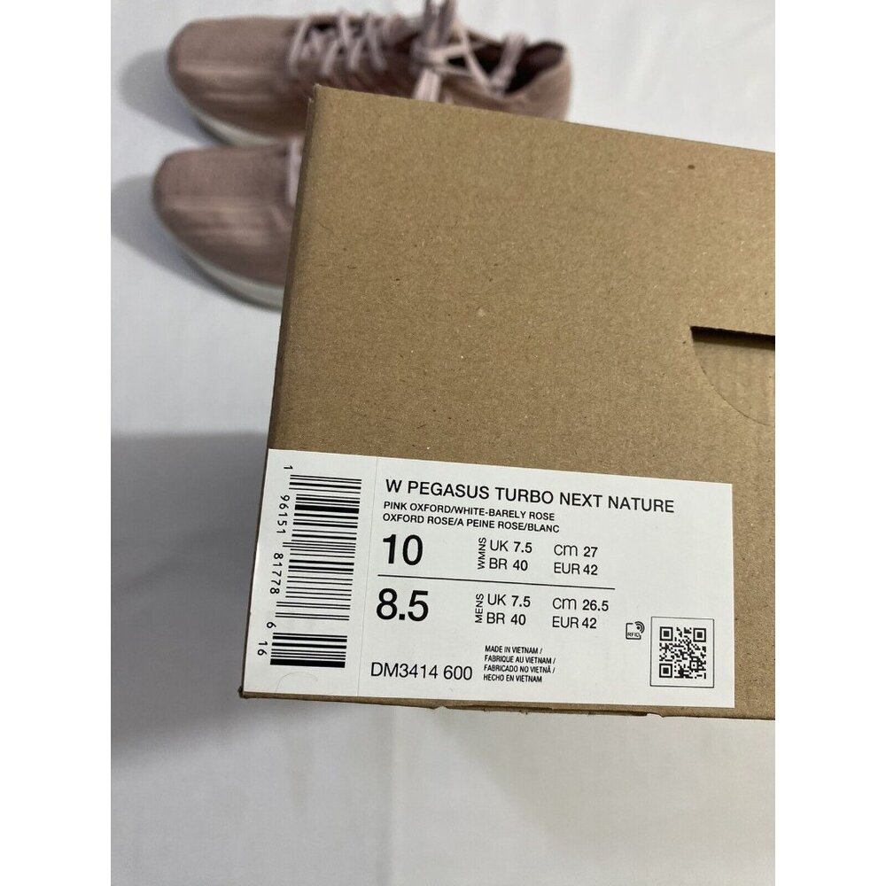 New Women’s Size 10 Pink Oxford Nike Pegasus Turbo Next Nature DM3414 600 - Picture 13 of 13